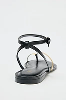 FLAT SANDALS WITH DETAIL