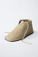 ZARA TIMELESS - LEATHER LACE-UP SHOES