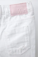 RIPPED MOM FIT JEANS