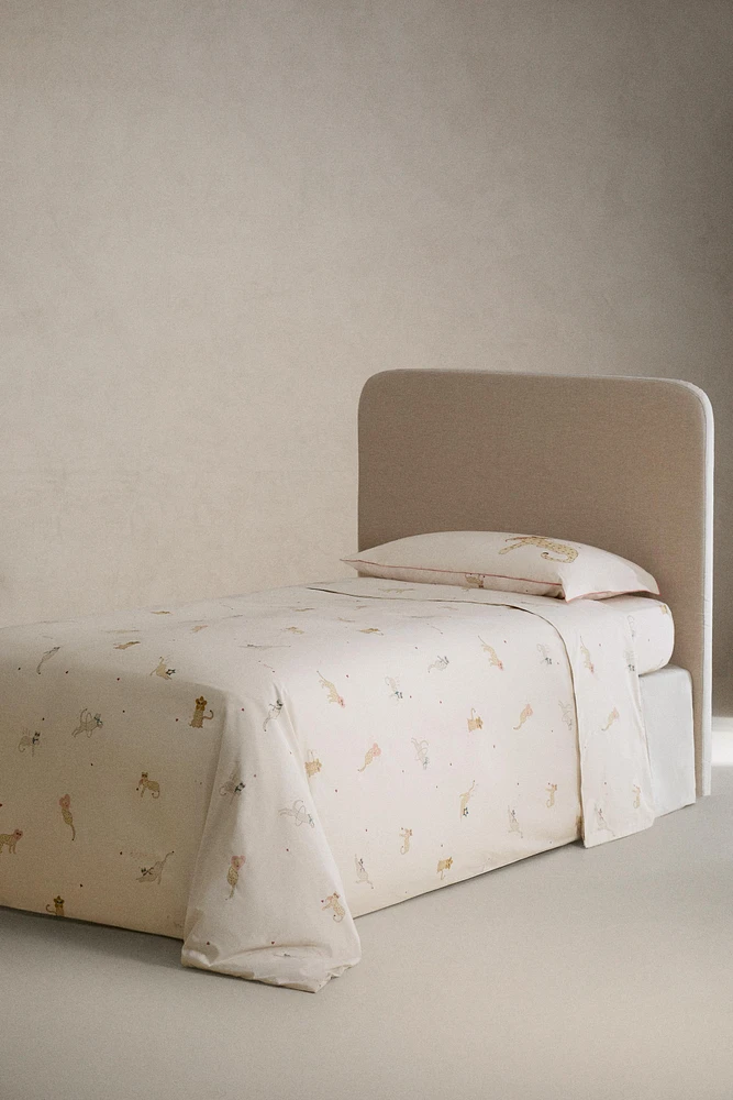 CHILDREN’S CHEETAH FLAT SHEET
