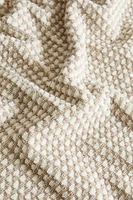 TEXTURED CHECK BATH TOWEL
