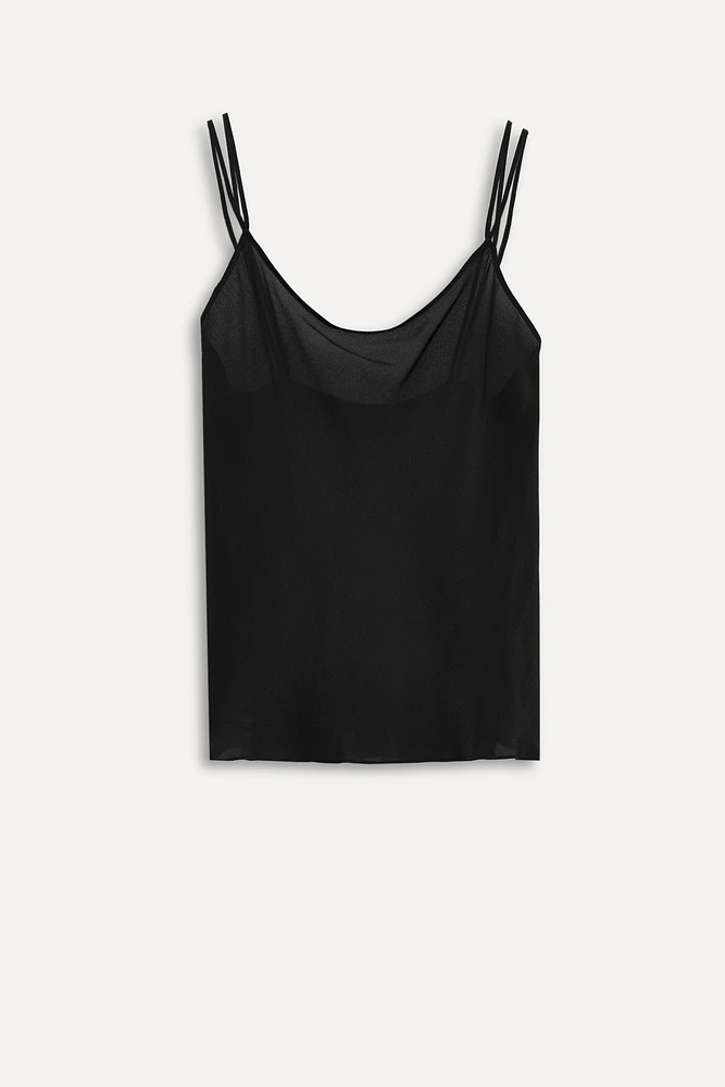 SILK LINGERIE TOP 50TH ANNIVERSARY