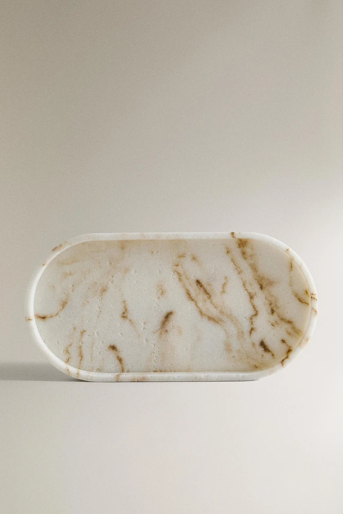 PLATEAU SALLE DE BAIN IMITATION MARBRE