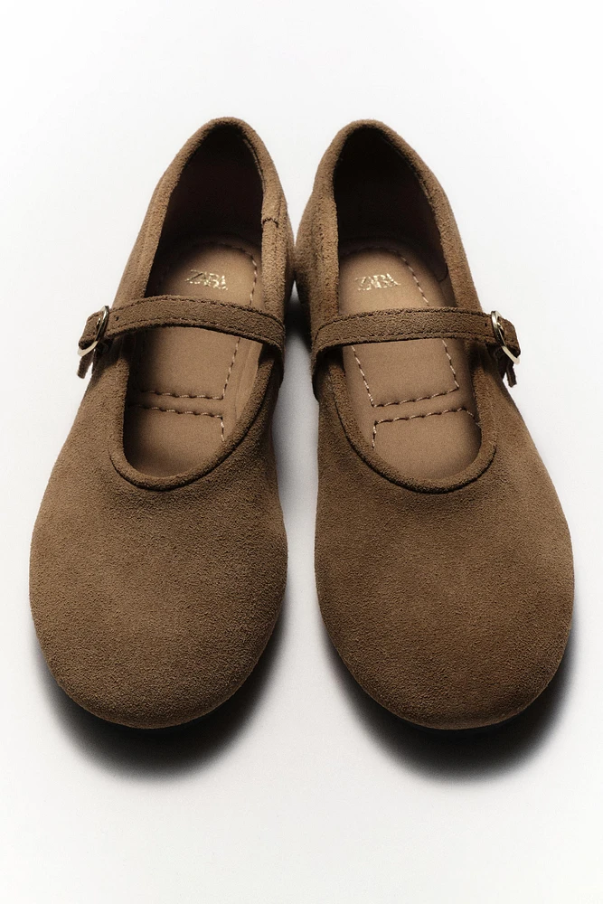 BALLERINES EN DAIM