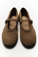 BALLERINES EN DAIM