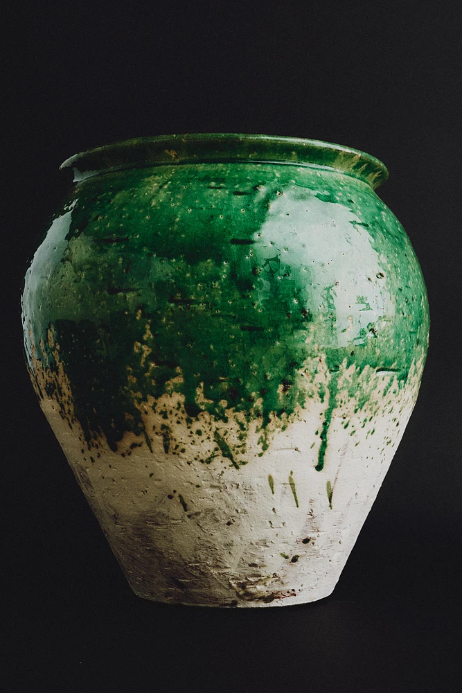 VASE CÉRAMIQUE VIEILLI
