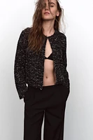 VESTE TEXTURÉE À POCHES