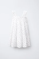 EMBROIDERED FLORAL DRESS