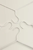 BEIGE COTTON AND LINEN HANGER (PACK OF 4)