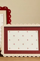 CHILDREN’S METAL PICTURE FRAME WITH WAVY EDGE