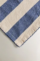 SET OF STRIPED DYED THREAD NAPKINS