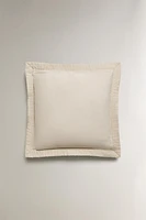 HOUSSE DE COUSSIN ÉDREDON MICROFIBRE