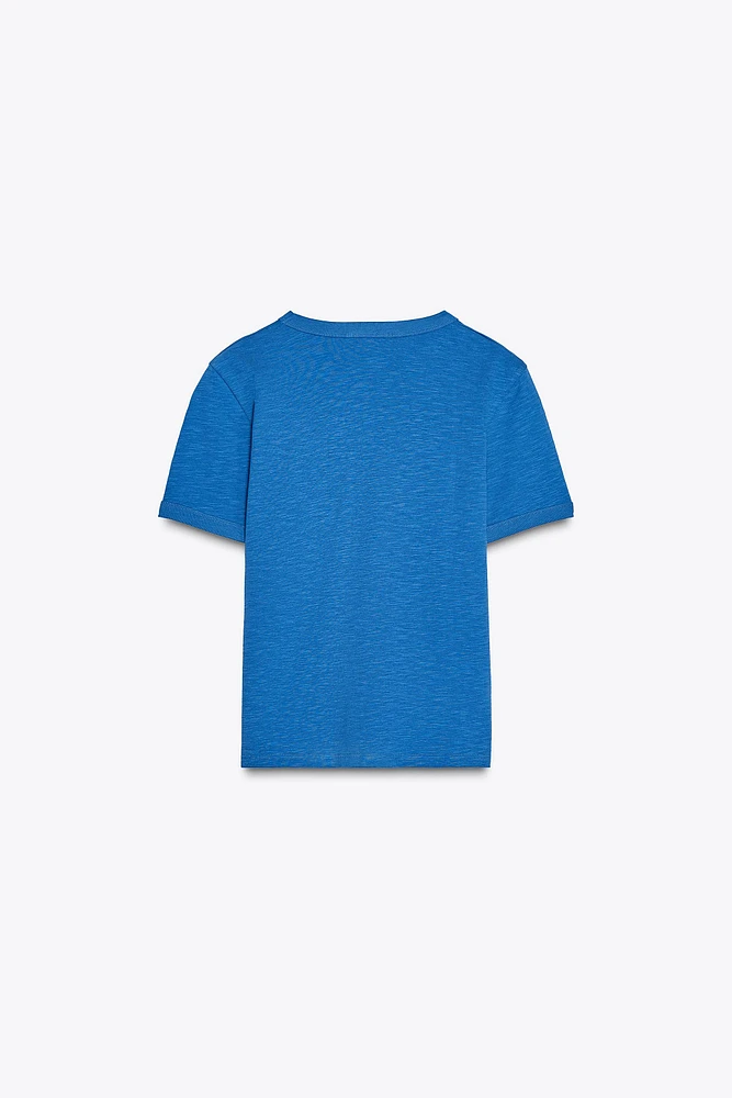 FLAME TEXT T-SHIRT