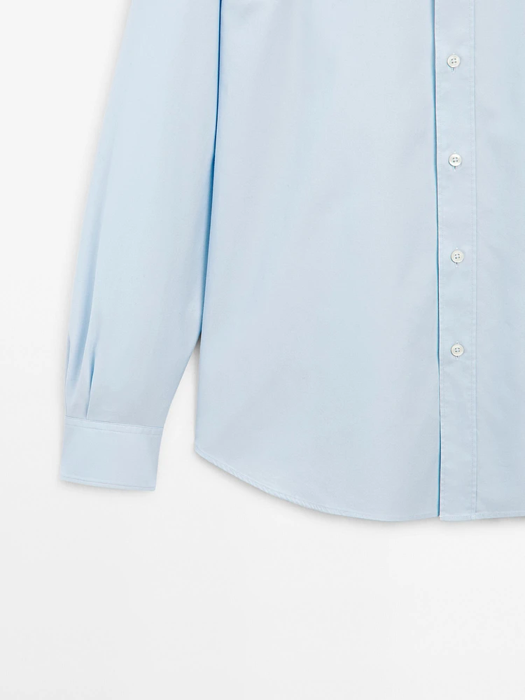 Chemise regular fit serge 100 % coton
