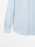 Chemise regular fit serge 100 % coton