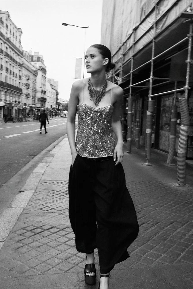 TOP BRODÉ FANTAISIE ZW COLLECTION