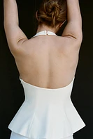 TOP ÉLASTIQUE PÉPLUM