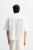 LACE RELAXED FIT SHIRT