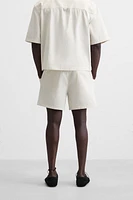 BERMUDA RELAXED FIT DÉLAVÉ