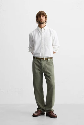 CHEMISE OXFORD À POCHE