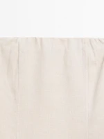 Long strapless dress