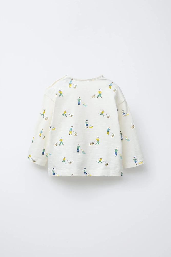 T-SHIRT IMPRIMÉ CHIENS