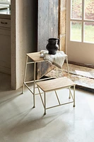 STOOL | TWO-STEP WOODEN LADDER