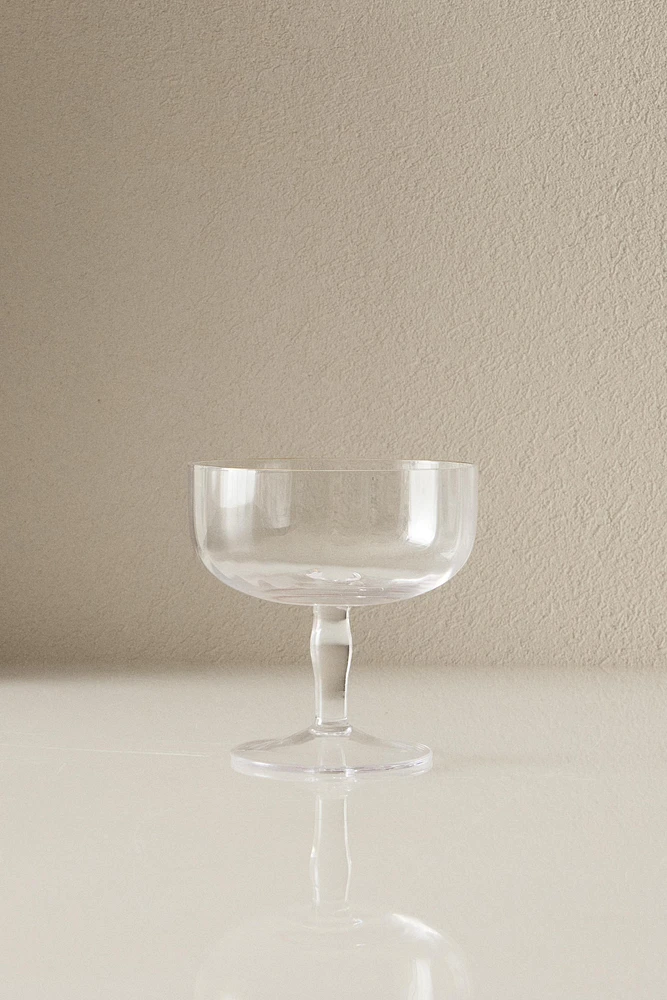 VERRE RELIEF FILET DORÉ