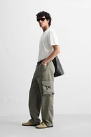 PANTALON CARGO DÉLAVÉ