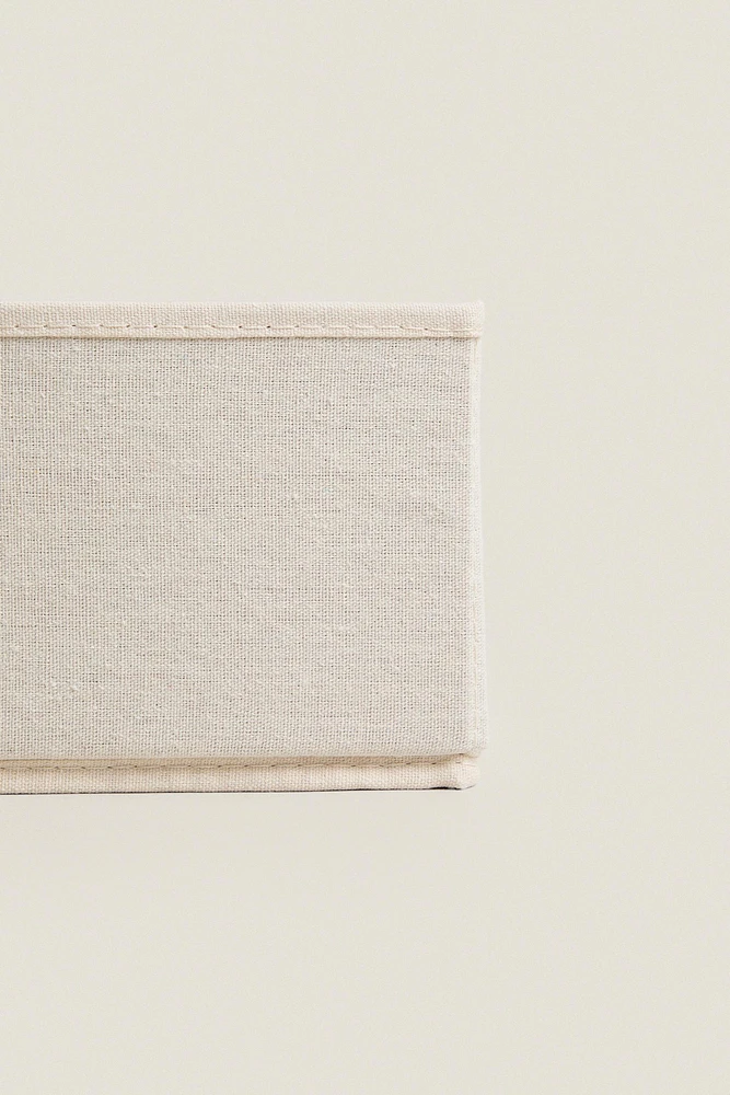 FOLDABLE COTTON STORAGE BOX