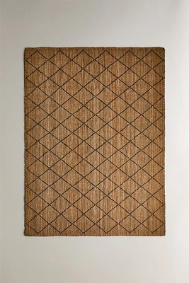 TAPIS imprimé fleurs