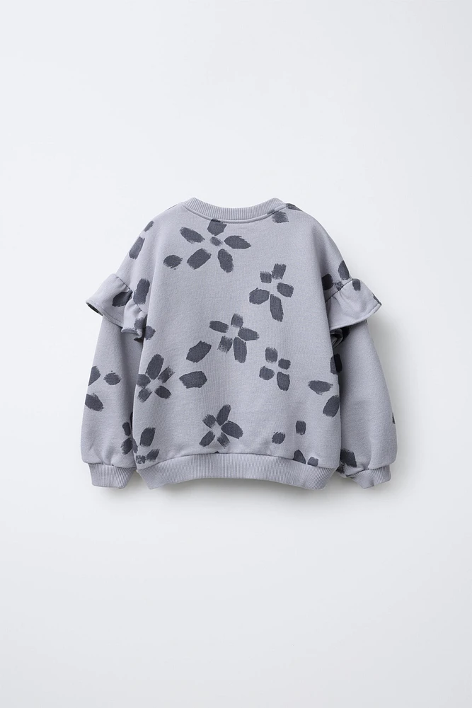 SWEAT IMPRIMÉ FLEURS