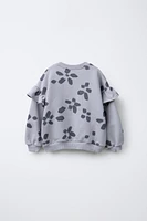 SWEAT IMPRIMÉ FLEURS