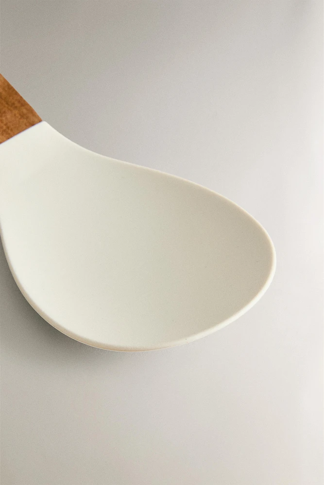 REPOSE-CUILLÈRE BOIS SILICONE