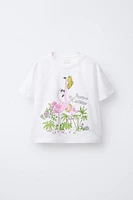 PRINTED RAGLAN SLEEVE T-SHIRT