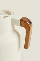 THERMOS WITH ACACIA HANDLE