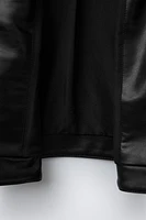 BLOUSON EN MATIÈRE SYNTHÉTIQUE