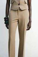 PANTALON ÉVASÉ À TAILLE HAUTE