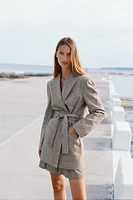 BELTED OVERSIZED BLAZER