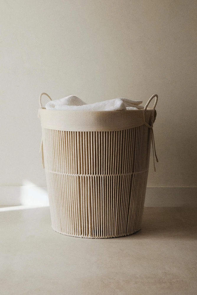 PANIER À LINGE COTON