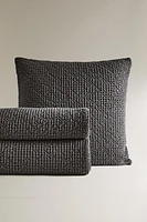 MINI WAFFLE-KNIT COTTON BEDSPREAD