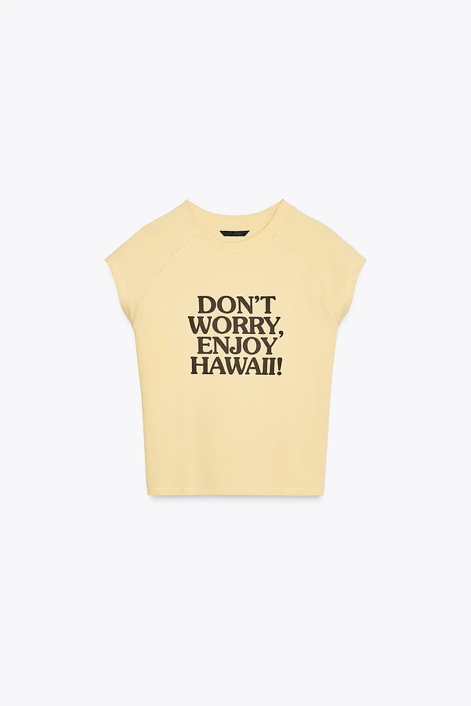 T-SHIRT À INSCRIPTION