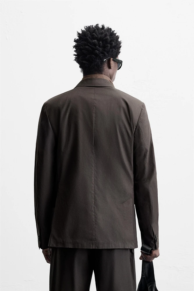 VESTE DE COSTUME EFFET CIRÉ