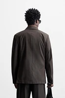 VESTE DE COSTUME EFFET CIRÉ