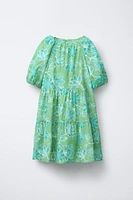 PANEL FLORAL DRESS