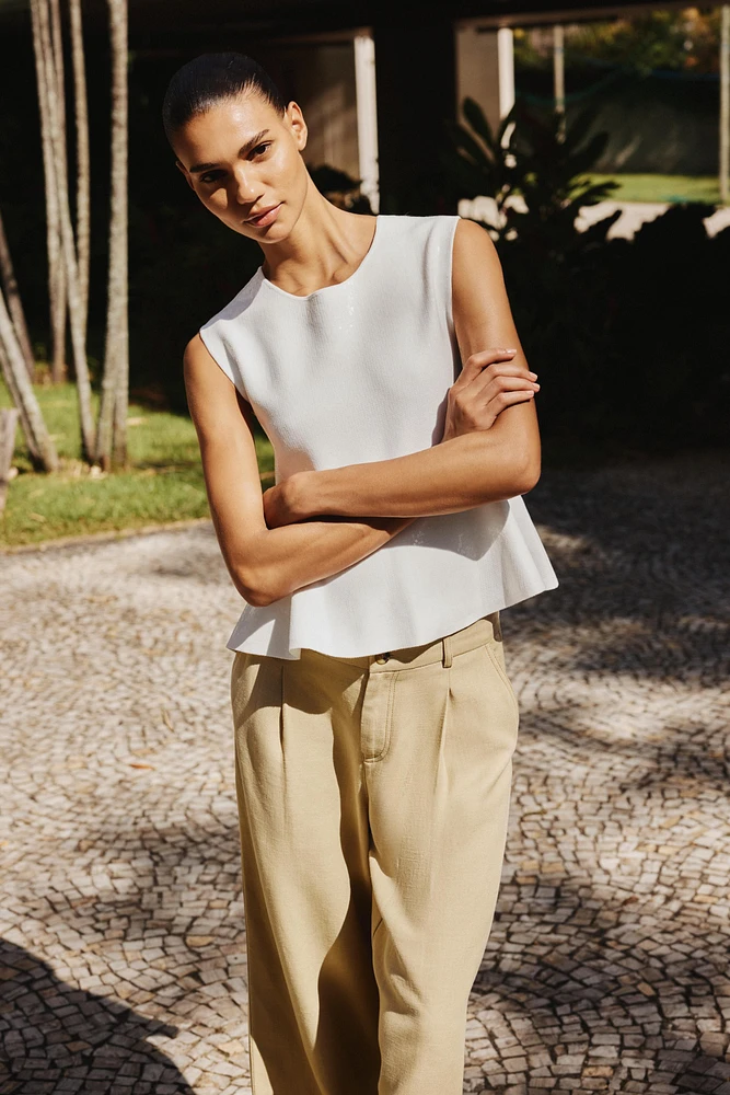 PANTALON LARGE RUSTIQUE
