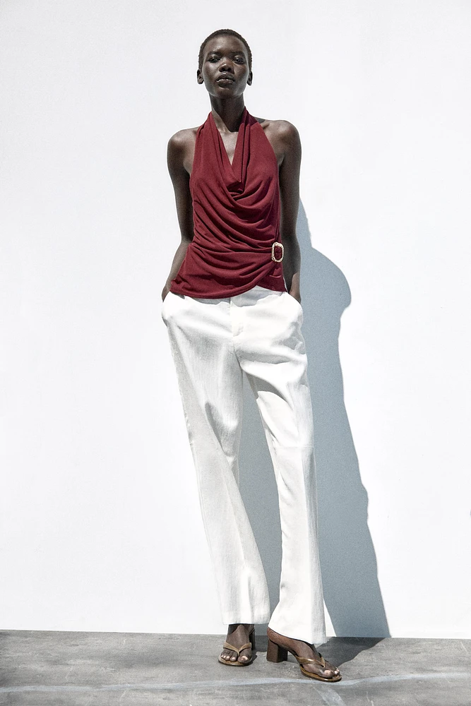 TOP DRAPÉ BOUCLE