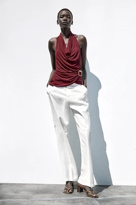 TOP DRAPÉ BOUCLE