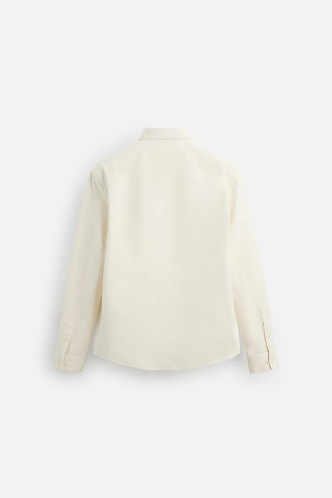 BRUSHED COTTON SHIRT