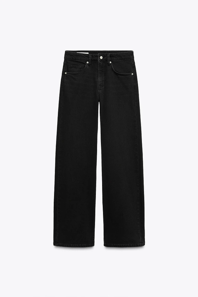 SLOUCHY TRF JEANS WITH A MID WAIST